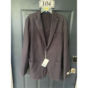 Paul NWT Weekender Oversized Wool Blazer in "Charcoal", Sz 40L /US 8, MSRP $375